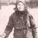 Евдокия Михайловна Баландина, телятница-ударница, 1944 г.
